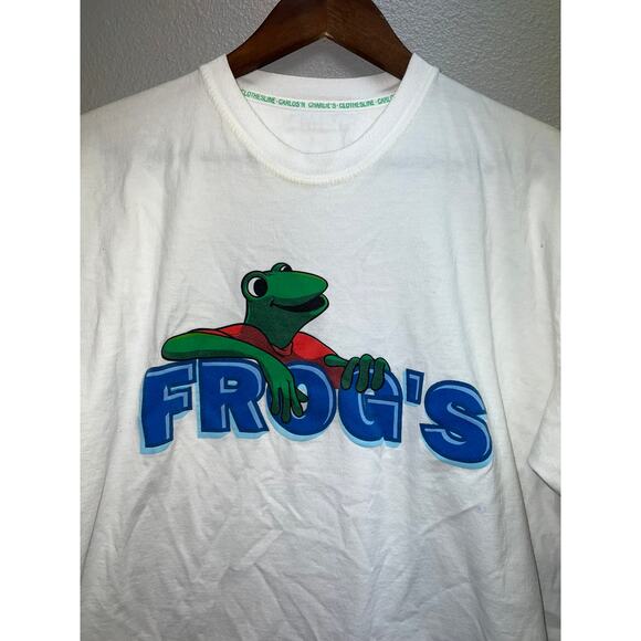 Vintage Senor Frogs Shirt Carlos N Charlies Playa Del Carmen Tee White Medium - Picture 2 of 9